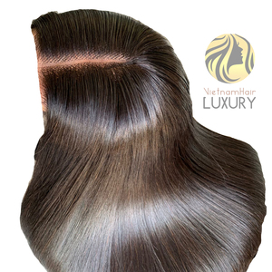 Extensions de cheveux humains vietnamiens 100% vierges Remy, lisses et soyeux, en vrac, modèle Vn 123 - Product Image 1