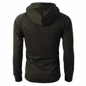 Hot Sale Long Sleeve Fashion <b>Gym</b> Athletic Man's Hoodies Face Zipper up <b>Sweatshirt</b> With Custom Design and Size - Product Image 2