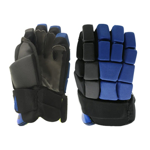 Gants de hockey sur glace en cuir PU jaune personnalisables, bâton composite offrant une protection des mains, logo personnalisé, options de taille pour les joueurs - Product Image 5