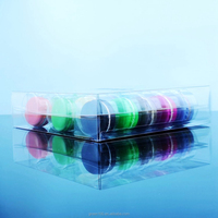 Boîte à macarons en plastique R-PET transparente personnalisée, boîte à blister pour le stockage de chocolats, de bonbons et de biscuits