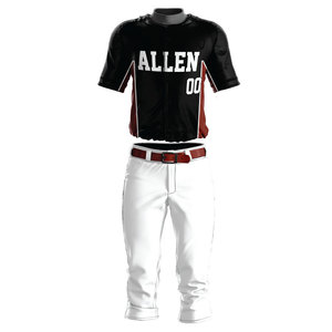 Comprar nueva etiqueta personalizada al por mayor de moda caliente diseño profesional cliente transpirable demanda conjunto de uniforme de béisbol - Product Image 6