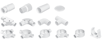 Couverture en PVC de haute qualité en blanc pour projets de construction, norme BS EN 4706, résistante aux flammes, certifiée ISO9001, fabriquée au Vietnam