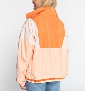 Chaqueta Cortavientos para Mujer, Ligera, con Cremallera Completa, Informal, Transpirable, Bordada, Impermeable, de Tela con Memoria - Product Image 2