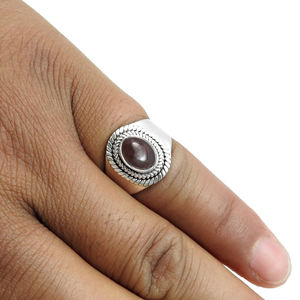 Nouvelle dernière mode Unique Design Tourmaline pierres précieuses femmes à la main bague en gros en vrac bijoux en gros argent pierres précieuses anneaux - Product Image 4