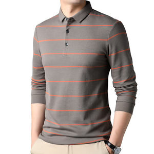 Polo para hombre logotipo bordado personalizado 2054 diseño de piqué de secado rápido Spandex sólido secado rápido deportes Golf hombres polos - Product Image 6