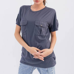 Camisetas de Manga Corta para Mujer, Ecológicas, Ajustadas, Transpirables, con Colores y Logotipos Personalizados, Ropa Casual Urbana, Novedad 2026 - Product Image 1