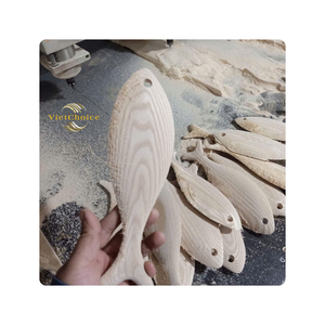 Decoración de Pared de Madera con Forma de Pez, Artesanía Ecológica, Color Personalizado, Diseño Moderno, Decoración de Pared para Pascua y Regreso a Clases - Product Image 6