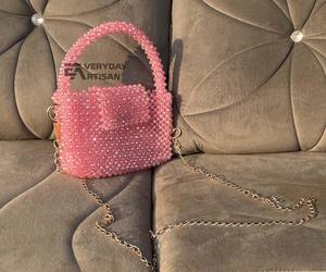 Sac Hobo en plastique perlé perle ivoire sac à main moderne fait à la main | Sac à bandoulière élégant en perles | Grand rangement de garde-robe - Product Image 2