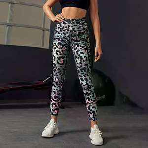 Pantalon de sport sans couture de qualité supérieure pour femmes, poches, vêtements de sport pour la course à pied, le fitness, le yoga, entraînement, logo personnalisé, couleur unie - Product Image 5