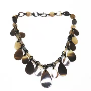 สร้อยคอเขาควายวินเทจเรียมาเกตทำด้วยมือด้วยงานฝีมือเสี้ยว - Product Image 3