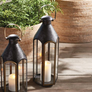 Hot Selling Galvanized Iron Pattern Metal <b>Candle</b> <b>Holder</b> <b>Lanterns</b> & Jars Gold Window Pillar <b>Holder</b> for Home & Outdoor Decor - Product Image 3