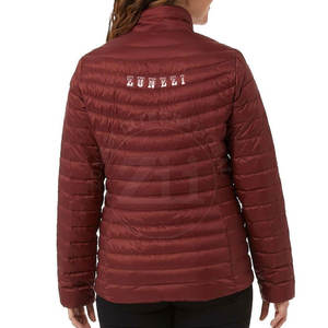 Veste matelassée pour femme, coupe ajustée, fabriquée par des professionnels, avec col montant, respirante, légère, grande taille, pour une utilisation en extérieur en hiver - Product Image 3