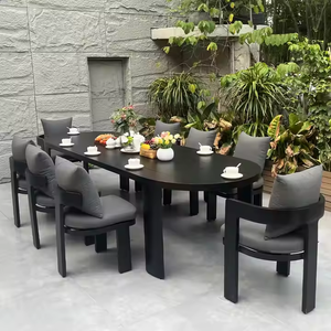 Conjunto de Sofás Modulares de Madera para Exteriores, Resistentes a la Intemperie, para Patio y Jardín, Muebles de Salón Premium para Terraza - Product Image 6