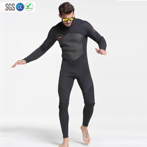 Traje de buceo de cuerpo completo de neopreno de 2mm para hombre con cremallera trasera Traje de neopreno de manga larga impermeable duradero para esnórquel y surf - Product Image 1