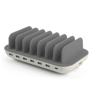 7 In 1 Draagbare 60W <span class=keywords><strong>Multi</strong></span>-Apparaat Snel Opladen Smartphone <span class=keywords><strong>Usb</strong></span>-Poort Laadstation Met Type C Poort Voor Thuiskantoor Hotel - Product Image 1
