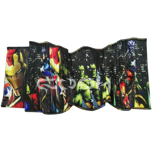 Corsé digital sublimado con varillas de acero, estampado vibrante de cómics, para discoteca, fabricante y proveedor - Product Image 6