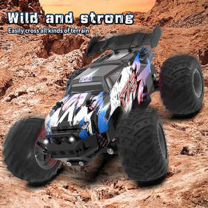 Auto RC Eléctrico a Escala 1:18 con Control Remoto de 2.4G, Carrocería de Plástico Resistente, Luces LED, Velocidad Ajustable, Listo para Usar en Exteriores - Product Image 5