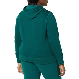 Vente en gros de sweats à capuche en tricot de qualité supérieure, style streetwear, 100% coton, respirant, ample, surdimensionné, pour femmes, vêtements d'extérieur d'hiver, devant - Product Image 6