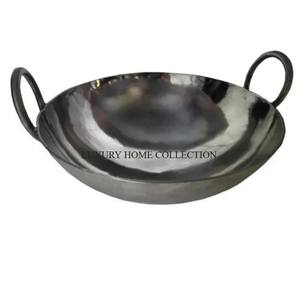 Kadai de metal de nuevo aspecto de moda con una base profunda y construcción ligera ideal para freír rápidamente y freír recetas - Product Image 6