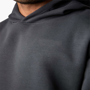 2025 meilleur gros automne et hiver nouvelle mode sweat à capuche décontracté blanc gris fumée couleur hommes à capuche Plus polaire ensemble - Product Image 3