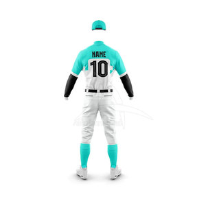 Tenues de baseball uniques, style respirant, vêtements de sport de haute qualité, 100% polyester, couleurs et logo personnalisés à bas prix - Product Image 2