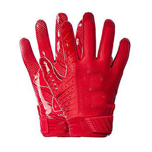 Gants de Football américain à conception personnalisée, gants de Football américain à paume confortable avec Logo personnalisé - Product Image 1