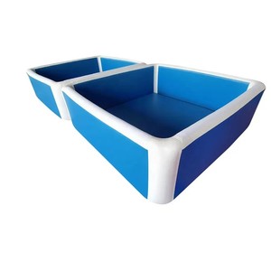 Grande <span class=keywords><strong>piscine</strong></span> gonflable carrée rectangulaire OEM avec murs à point de chute, idéale pour les jeux d'eau commerciaux et les installations temporaires - Product Image 2