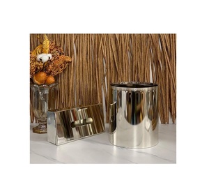 Top Quality Waste <b>Bin</b> <b>With</b> Tissue Holder In Stainless Steel Silver Color Garbage <b>Bin</b> For Hotel Restaurant Use - Product Image 1