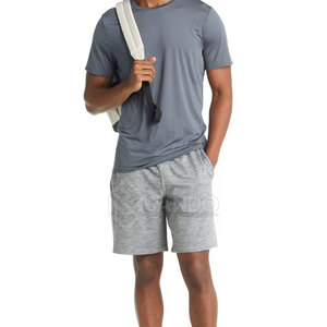 กางเกงขาสั้นลำลองผู้ชายขายดี ผ้าฝ้าย 100% แห้งเร็ว ระบายอากาศได้ดี ทนทาน ลายเรียบ ปรับแต่งโลโก้ได้ เอวกลาง - Product Image 3