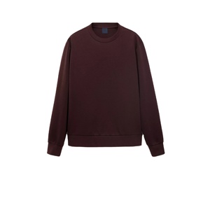 Men Heavyweight Sweatshirt 240 GSM Cotton Polyester Fleece Eco-Friendly Warm Casual Street Style Crewneck Pullover OEM Service - Product Image 5