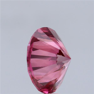 Diamante Cultivado en Laboratorio de Color Rosa Intenso de 6.01 Quilates, Corte Ideal VS2, Pulido Excelente, Diamante Redondo Suelto CVD con Certificado IGI - Product Image 2