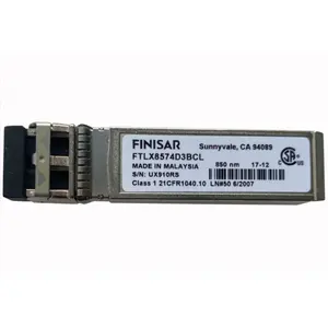 Rinfuse finisar multimodale Datacom SFP + ricetrasmettitore ottico FTLX8574D3BCL 10GBASE-SR/SW 400m