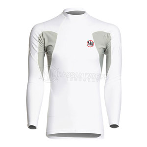 Men's Long Sleeve Breathable Quick Dry Eco-Friendly <b>MMA</b> <b>Rash</b> <b>Guard</b> Solid Color High Quality - Product Image 2