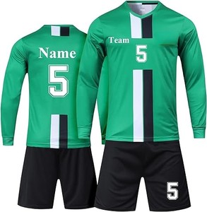 Tenues de football personnalisées par sublimation, ensembles respirants de maillot et short d'équipe, séchage rapide, kits d'entraînement de football pour hommes - Product Image 2