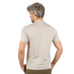 Design personnalisé de tricots à boutons de couleur unie polos tricotés pour hommes polos - Product Image 2