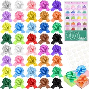 40PCS 6 Inch <b>Large</b> Pull Bows 20 Colors Bow <b>Gift</b> Wrapping Reusable Christmas Birthday Ribbon Bow Wrapping <b>Boxes</b> Decorative - Product Image 1