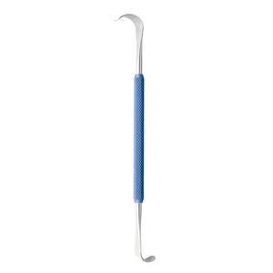 Retracteur manuel à double extrémité à lame fine HERMANN MEDITECH, instrument chirurgical en acier inoxydable, certification CE pour une précision accrue - Product Image 1