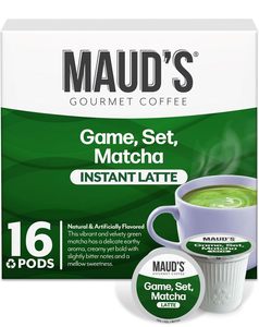 Maud's Matcha Latte Pods, 16 ct, Single Serve <b>Tea</b> Pods - Product Image 6