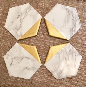 Meilleure vente sous-verres en marbre quantité en vrac nouvelle collection pour chambres d'hôtel restaurants bureaux fabriqués en Inde tapis et tampons - Product Image 5