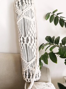 Macrame Yoga Mat Chủ Tay Làm 100% Cotton Sling Yoga Mat Túi Cho Phòng Tập Thể Dục Túi Bé Trai Và Cô Gái Tại Giá Bán Buôn Từ Ấn Độ - Product Image 3