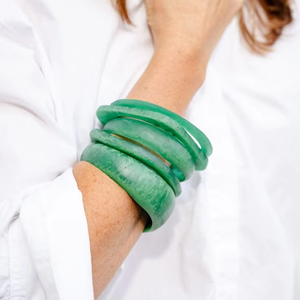 POPULAR joyería resina acrílico pulsera brazalete exagerado deslumbrante Multicolor ancho Irregular cuadrado acrílico pulseras para Wome - Product Image 1