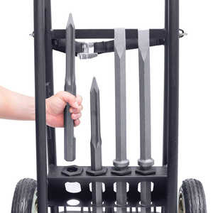 Martillo Demoledor Industrial AVT Avanzado de 70 lb, Hexagonal de 1-1/8'', Juego de Acero de 4 Piezas, Grado DIY, Fuente de Alimentación Eléctrica con Batería - Product Image 3