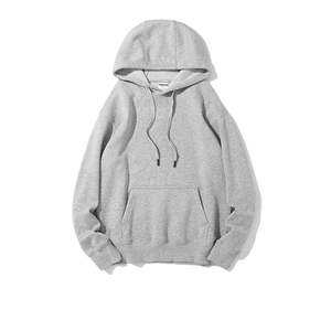 Sudadera con capucha de algodón pesado con logotipo personalizado para hombre, ropa de calle lisa, Polar, sudaderas con capucha unisex de gran tamaño - Product Image 3