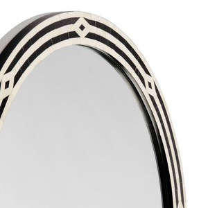 Bone Inlay <b>Photo</b> <b>Frame</b> with Black Line for Home Decor Office Christmas-Polished Bone and Resin Inlay <b>Mirror</b> faizacraft - Product Image 3