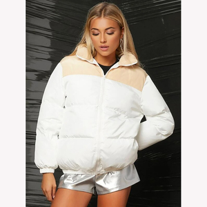 Veste matelassée de haute qualité pour femmes vente en gros à bas prix Veste matelassée hiver chaude et respirante avec logo personnalisé pour femmes - Product Image 5