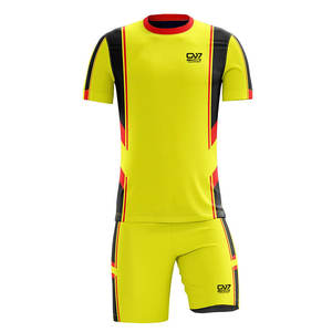 Camiseta de fútbol y pantalones cortos fáciles de llevar, uniformes de fútbol de marca privada a la venta, ropa deportiva, conjunto personalizado - Product Image 2