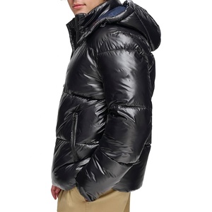 Veste matelassée décontractée pour homme de qualité supérieure 2025, grande taille, matière en toile respirante, devant uni, pour la collection d'hiver - Product Image 2