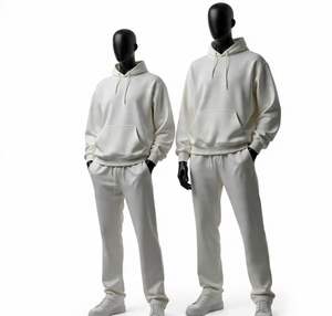 Conjunto Deportivo Personalizado de Alta Calidad 100% Algodón para Hombre, Sudadera con Capucha y Pantalones Deportivos, Sudadera Holgada de Dos Piezas para Hombre - Product Image 6