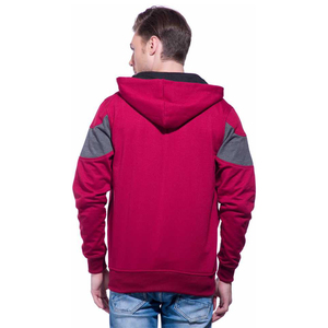 Unisex Zipper Custom <b>Hoodies</b> 100% Cotton High Quality Panel Design Plain Dyed for <b>Men</b> and Women in Winter - Product Image 2