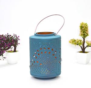 Fancy Hot <b>Blue</b> Fancy Powder Coated Home Decor Lantern New Style Lanterns Classic Look <b>Candle</b> Lantern Indoor <b>Candle</b> Vessel Small - Product Image 5